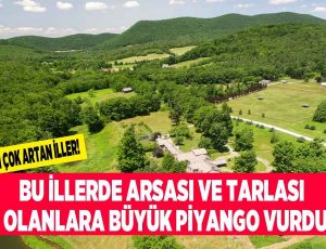 Bu İllerde Arsası Olanlara Büyük Piyango Vurdu! İşte Fiyatları En Çok Artan İller